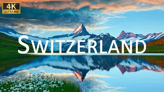 Flying Over Switzerland(4K UHD) With Drone Film + Best Piano Music For Stress Relief