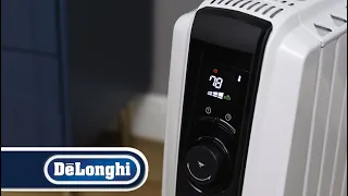 De'Longhi  TRD50615E Dragon 4 Pro Digital Programmable Portable Radiator Heater: Control Panel