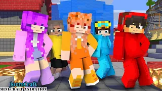 GOMY GOMY DANCE | DUN DUN DANCE | FREAKSHOW DANCE | CASH, MIA, ZOEY, NICO, SHADY-Minecraft Animation