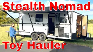 Stealth Nomad Toy Hauler Walk Through and Review