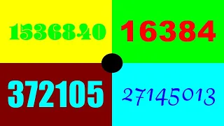 Colorful Numbers 0 to 10000000 [HD]