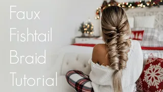 Faux Fishtail Braid Tutorial | OKEVAAA