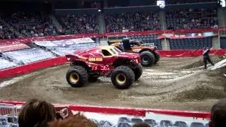 Monster Jam at the Ford Center Evansville Indiana 2012 Part 3