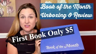 Book of the Month July Unboxing - First Book only $5 with my Book of the Month Coupon Code