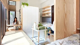 Tiny Taipei Apartment | Micro Studio Apartment Tour | Never Say Too Small