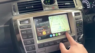 CrownFocus 2004-2005 UZS Majesta 186 Android Auto system