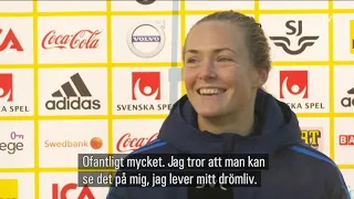 Magdalena Eriksson on the success: "It is important not to relax"