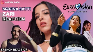 FRENCH REACTION TO MARINA SATTI - ZARI (GREECE - EUROVISION 2024)