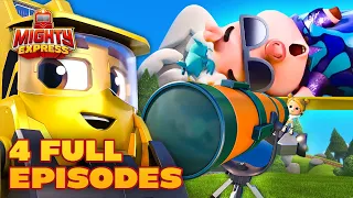 4 FULL EPISODES! 🚂 Mighty Express SEASON 4 🚂 - Mighty Express Official