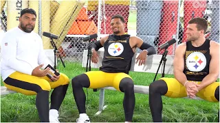 T.J. Watt & Minkah Fitzpatrick discuss Steelers roster and THE SCUFFLE?! | Not Just Football