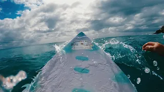 SURFING POV GOPRO | Gold Coast Burleigh Heads Point break.