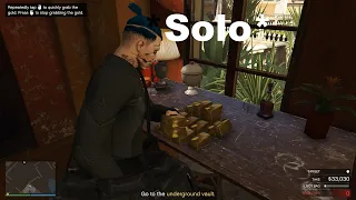 Cayo Perico Heist with Another New (Easiest) Gold Glitch  *Solo* - The Phone Bug