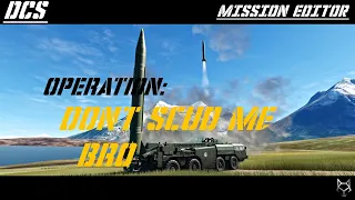 DONT SCUD ME BRO | DCS Mission Editor TUTORIAL| Simple Warthog mission