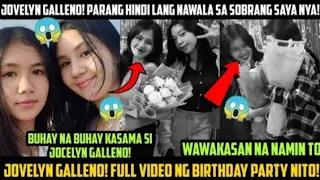 JUST IN: FULL VIDEO NG BIRTHDAY PARTY NO JOVELYN GALLENO/ PROVE NA BUHAY TALAGA SYA.