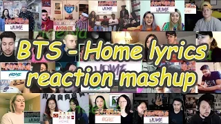 [BTS] HOME lyrics video｜reaction mashup