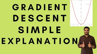Gradient descent simple explanation|gradient descent machine learning|gradient descent algorithm
