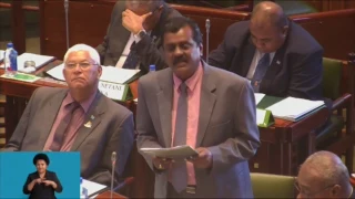 Fijian Minister for Transport informs Parliament on managing traffic on Fiji’s roads