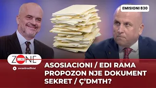 Asosiacioni / Edi Rama propozon nje dokument sekret / Ç’dmth? - Zonë e Lirë