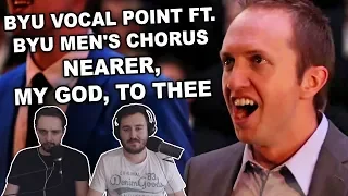 Singers FIRST Reaction/Review to "BYU Vocal Point ft. BYU Men's Chorus - Nearer, My God, to Thee"