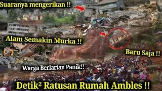 BARU SAJA WARGA BERHAMBURAN!! TIBA² RATUSAN RUMAH AMBLES DISAPU LONGSOR HARI INI!! Banjir Luwu