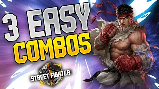 3 EASY Ryu Combos To Reach Master In Street Fighter 6