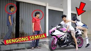 GEMBEL SULTAN JEMPUT ISTRI MUDA PAKE MOGE 1000 CC !!