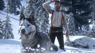 It's snowing in Red Dead Online!