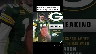 Aaron Rodgers signs with Packers to become highest paid player in NFL history!