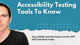 Accessibility Testing Tools To Know | Web A11Y Tools