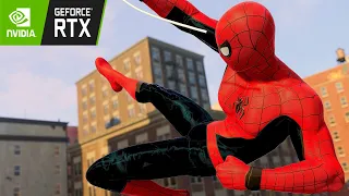 MCU | Insomniac hybrid Classic Suit | mod Spider-Man PC Remaster gameplay