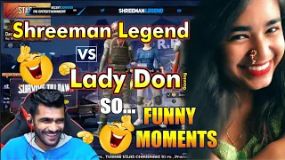 shreeman legend funny video | shreeman legend pubg | shreeman vs lady don funny moments