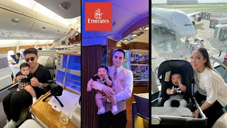 Emirates Business Class | First Flight Together |  Family Vlog | Sega Gurung