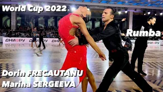 Dorin Frecautanu - Marina Sergeeva | World Cup 2022 | Kremlin | Rumba | WDC Professional Latin