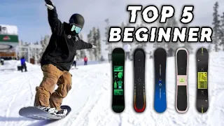 Top 5 Beginner Snowboards 2024 // Board Archive