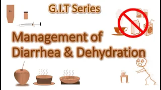 Management of Diarrhea and Dehydration || Plan A B C || ORS || Zinc ||  Lactose free diet || GIT #2