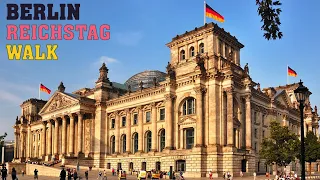 Berlin Parliament Building Walk Timelapse | 4K Reichstag, Germany 🇩🇪