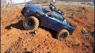 North Alabama RC - Ford trail truck in the red dirt - 5 Jan 2018