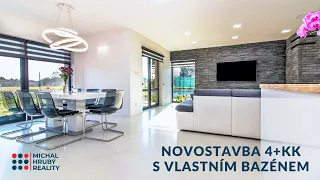 Moderní novostavba 4+kk s vlastním bazénem v Rychvaldu