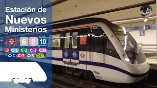 Circulaciones por la estación de Nuevos Ministerios