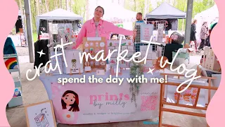CRAFT MARKET VLOG ✿ come to my first craft fair of 2023 with me!