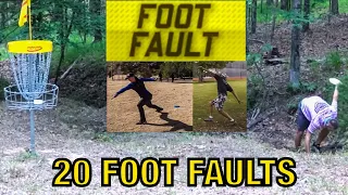 20 PROFESSIONAL DISC GOLF FOOT FAULTS🚩 Which of these would you call out? Which would you let slide?