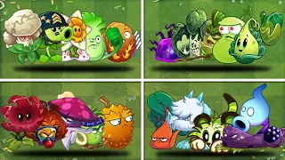 Team Tiger Grass Vs 03 Super Team 05 Plant   Which Team Plant Strongest? - PvZ 2 Team 05 Plant