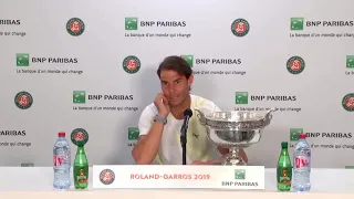 Rafael Nadal post final interview | Roland Garros 2019