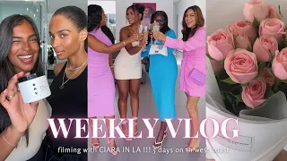 WEEKLY VLOG ♡ (FILMING WITH CIARA, LOS ANGELES VIBE, INFLUENCER EVENT, I WAS SO NERVOUSSS!!)
