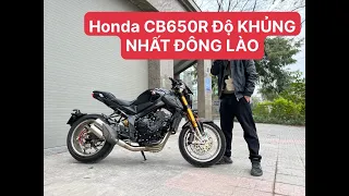 ĐỘ XE CHƠI TẾT l HONDA CB650R ĐỘ KHỦNG - NHIỀU ĐỒ CHƠI NHẤT ĐÔNG LÀO l CB650R ĐỘ 200Tr CÓ ĐỒ GÌ?