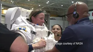 NASA space suit experience