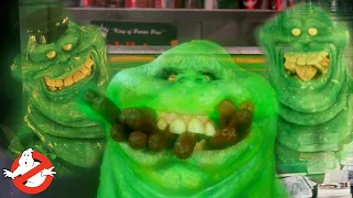 Slimey & Starving | ALL Slimer Scenes | GHOSTBUSTERS I & II