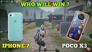 Poco X3 Pro vs iPhone 7 Pubg Comparison Test