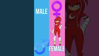 💕💕Sonic Characters Gender Swap Edit ❤️ Sonic Cambio Degenero 😘 #shorts #viral #trending #shortsfeed