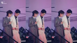 [191228] [Fancam] Wang Yibo ♡ Xiao Zhan - Tencent Video All Star Awards 2019